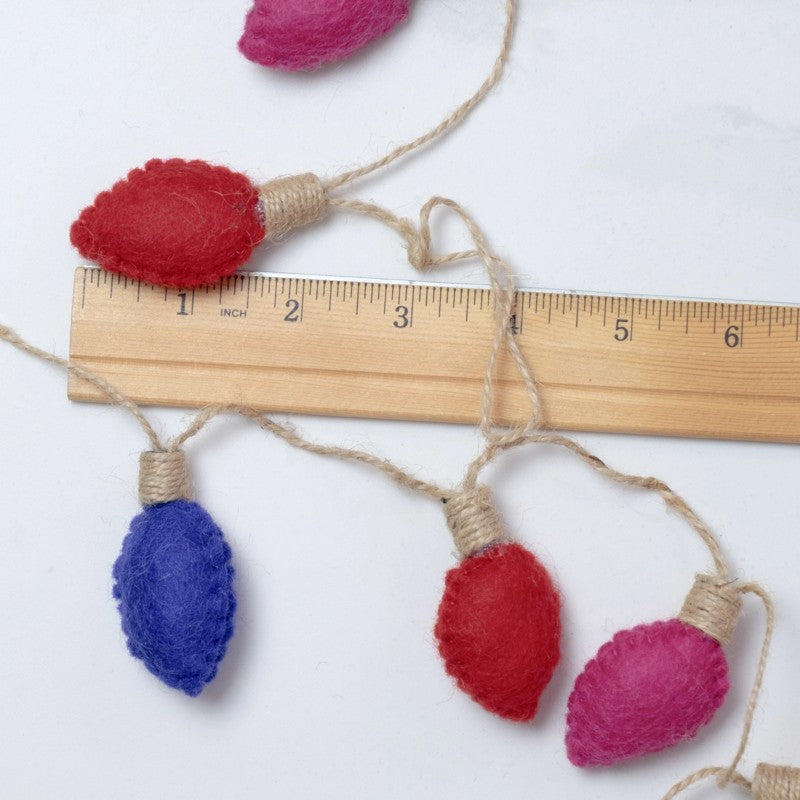 Vintage Christmas Light Garland Retro