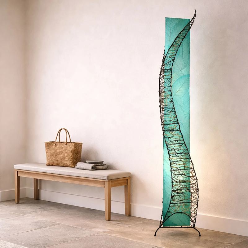 Wings Giant Floor Lamp - Sea Blue