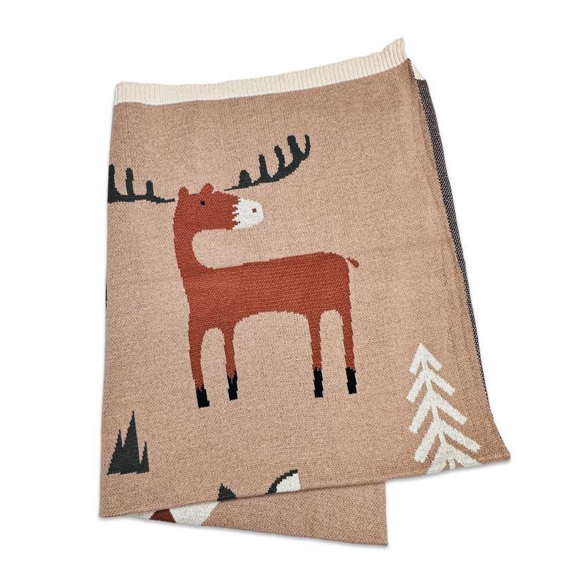 Woodland Bear Baby Blanket