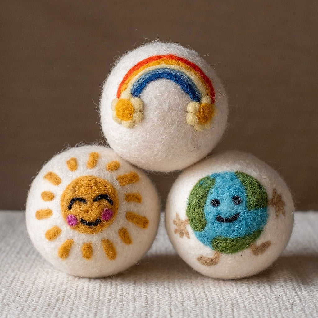 Eco Wool Dryer Ball - Happy Earth