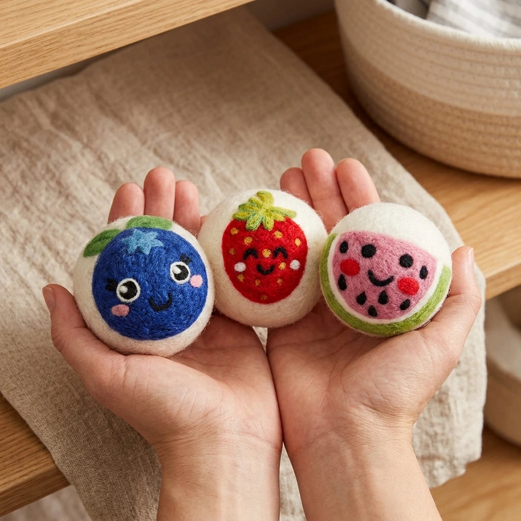 Eco Wool Dryer Ball - Blueberry