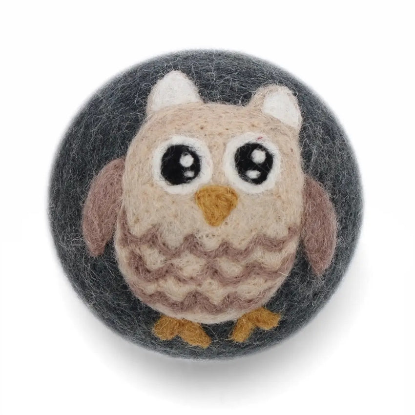 brown owl wool dryer bal
