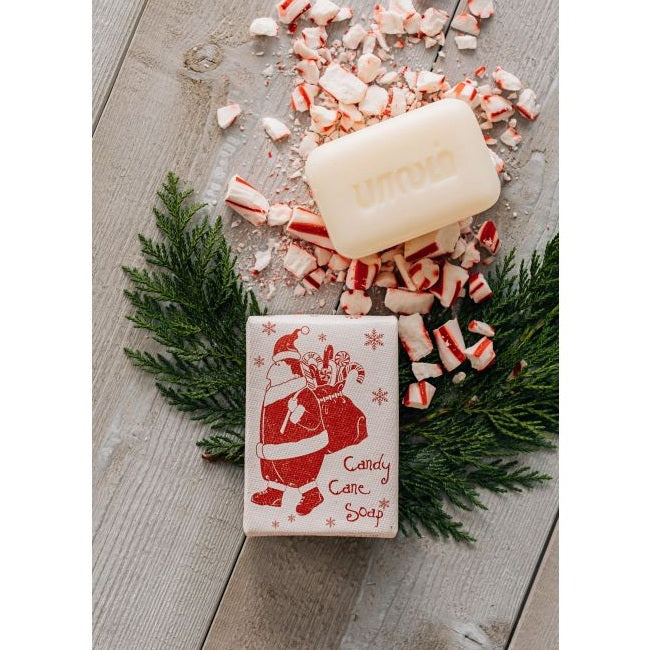 candy cane peppermint soap styled
