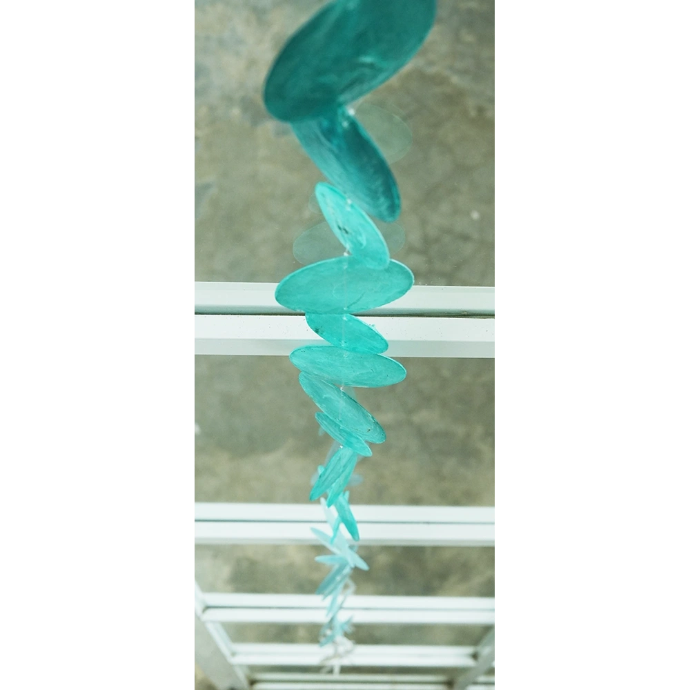 Capiz Shell Strand - Ombre Turquoise