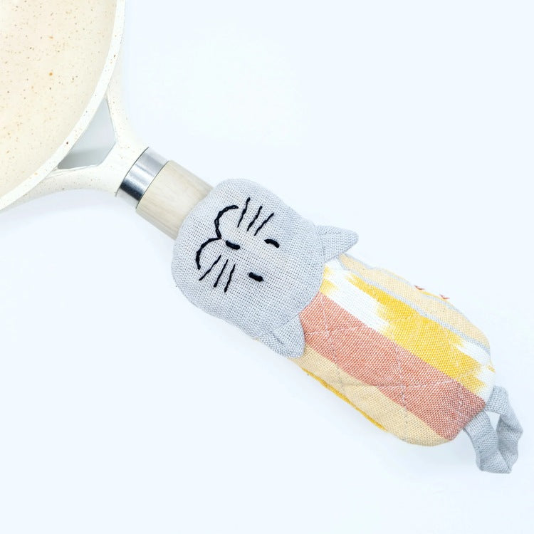 cat skillet handle styled new 3
