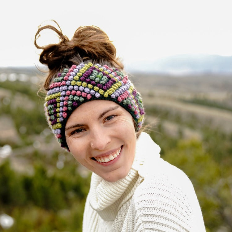 diamond earwarmer floral model 1