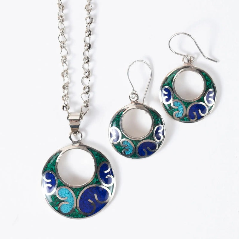 Midnight Swirl Necklace
