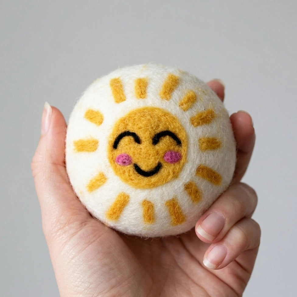 Eco Wool Dryer Ball - Sun