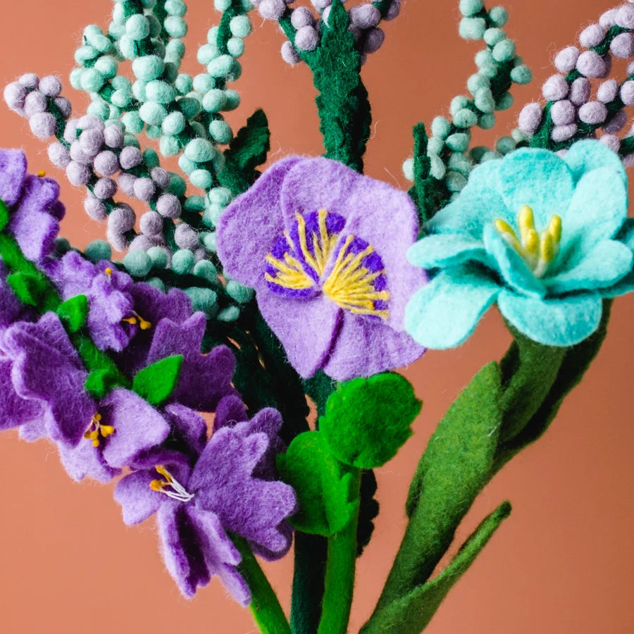 Fairy Garden Felt Flower Bouquet
