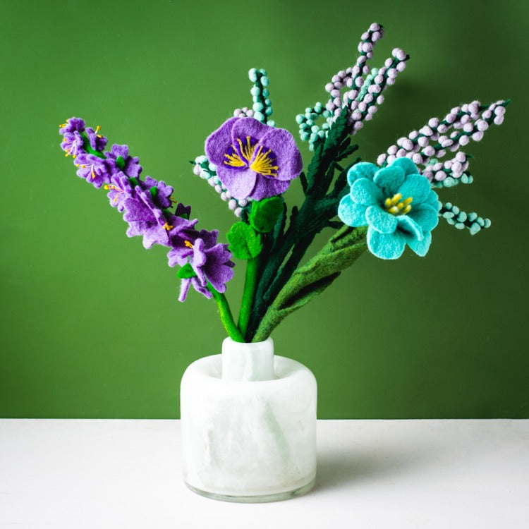 Fairy Garden Felt Flower Bouquet