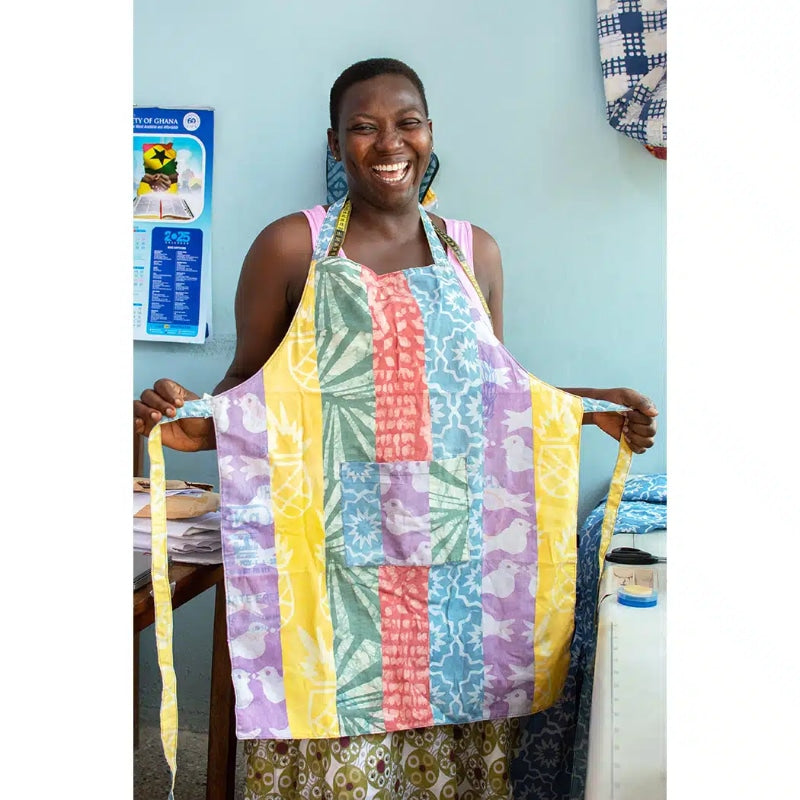 flour sack apron model