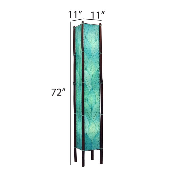fortune giant floor lamp blue size