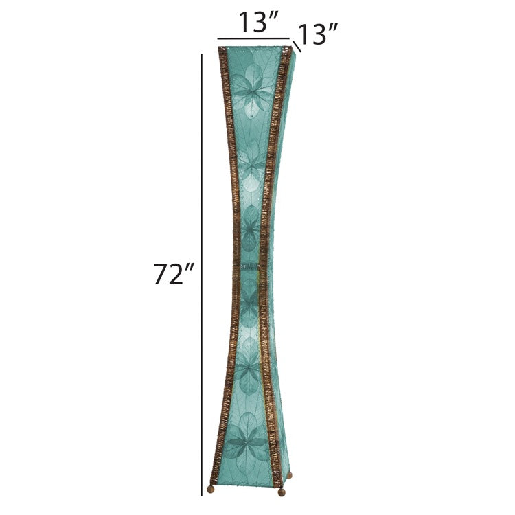 giant hourglass lamp blue size