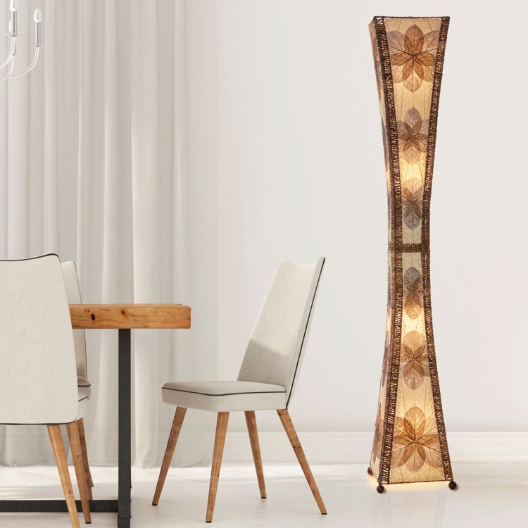 giant hourglass lamp natural styled