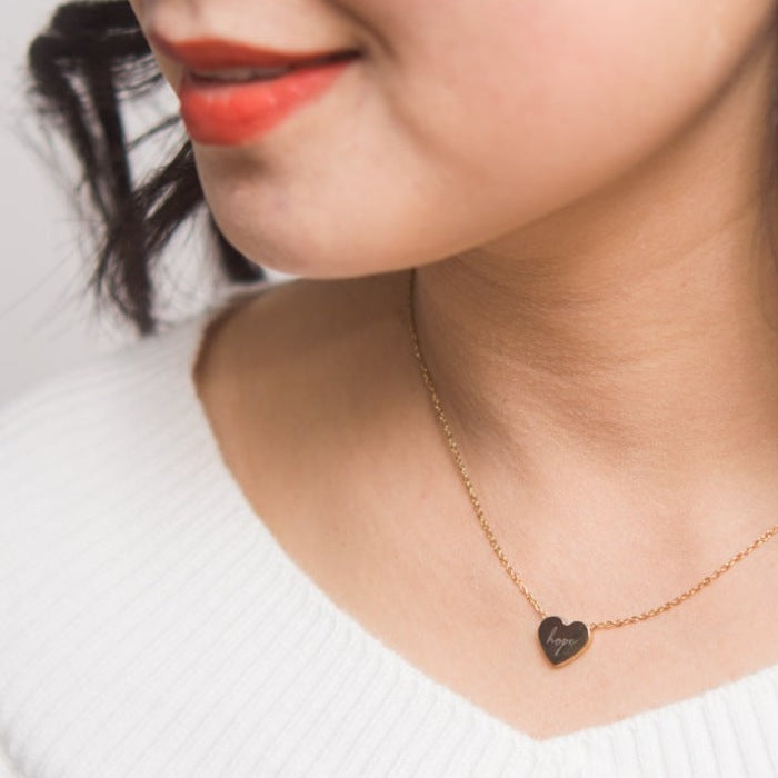 give hope heart necklace 1