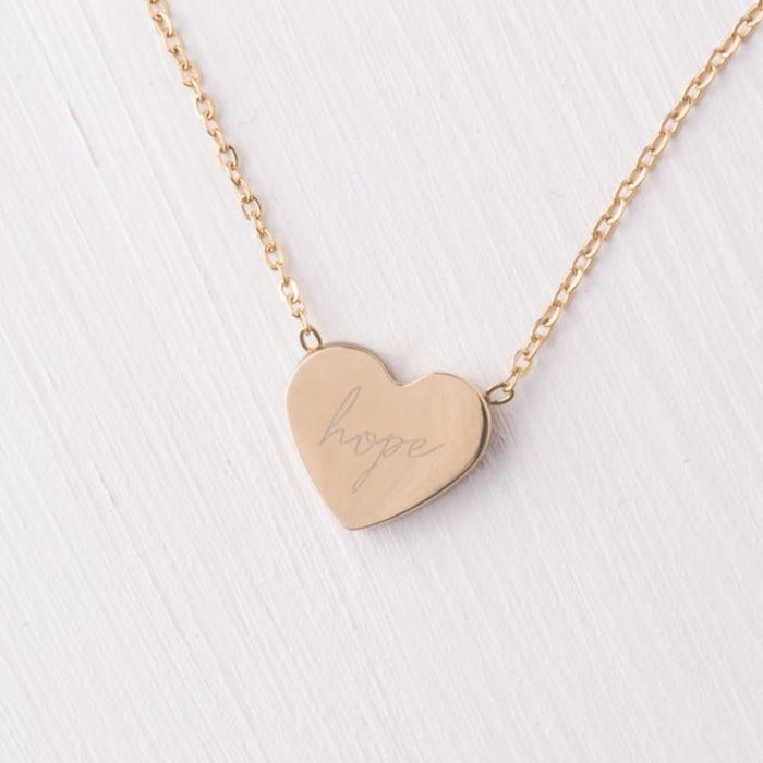 give hope heart necklace 2