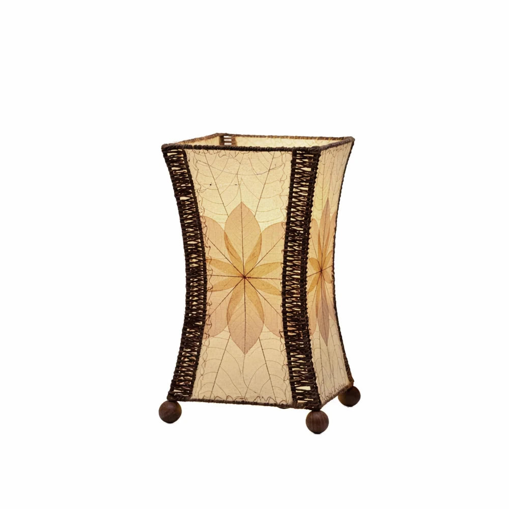 Hourglass Leaf Lamp - Natural
