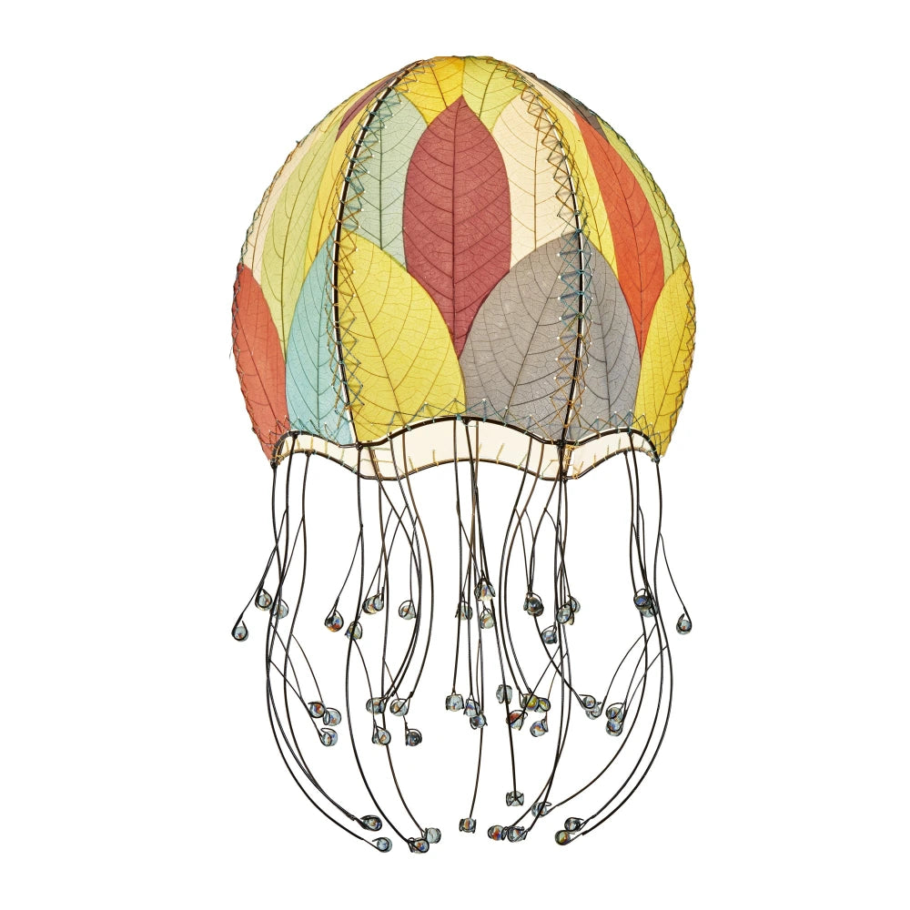 Jellyfish Pendant Leaf Lamp - Multi