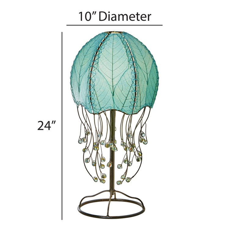 jellyfish table lamp blue