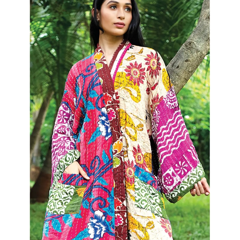 kantha kimono robe 4
