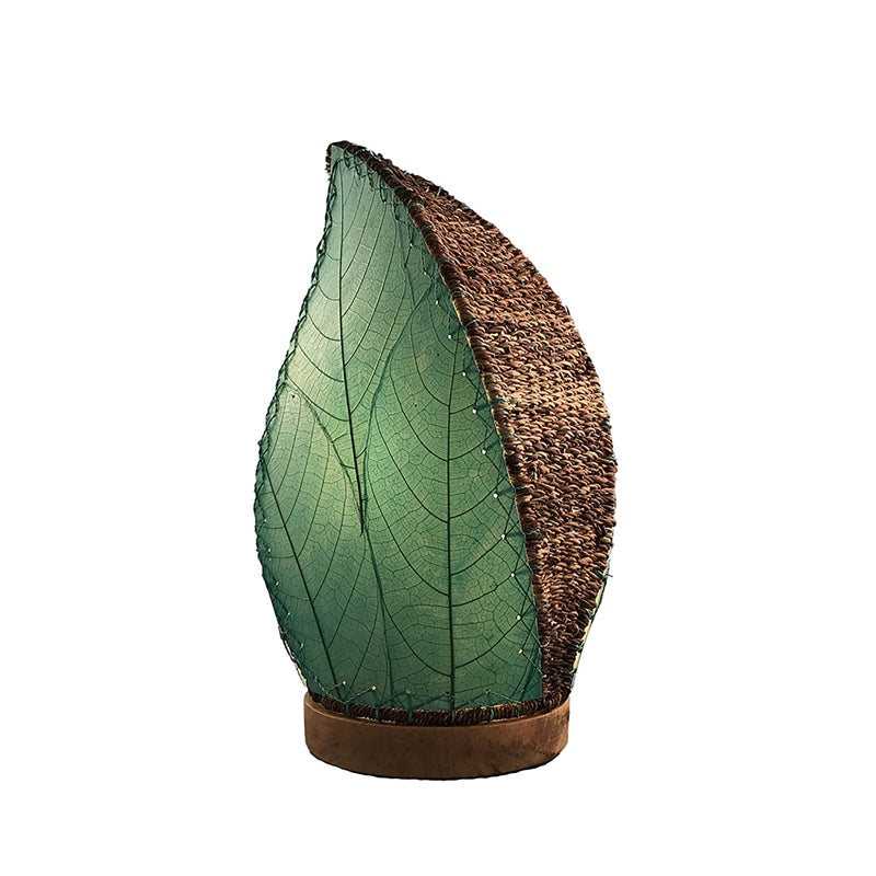 leaflet table lamp blue