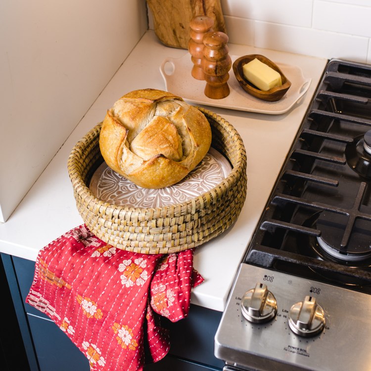 lily bread warmer basket styled 2