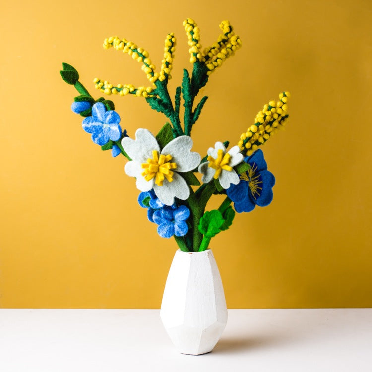 Misty Meadow Felt Flower Bouquet