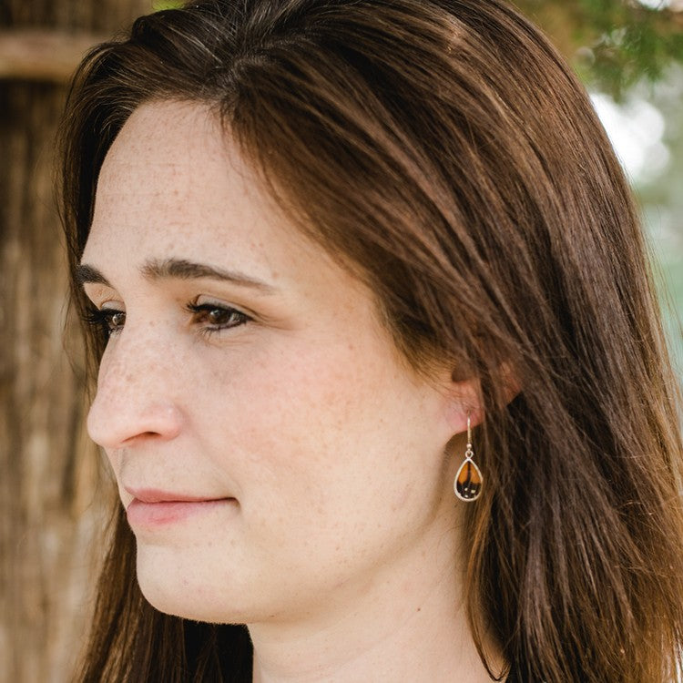 monarch butterfly wing earrings model