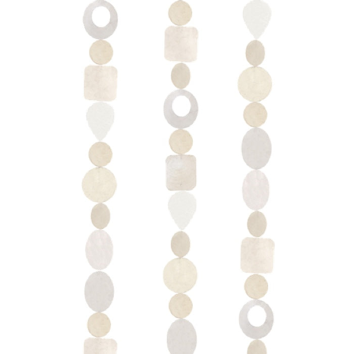 natural capiz shell strand