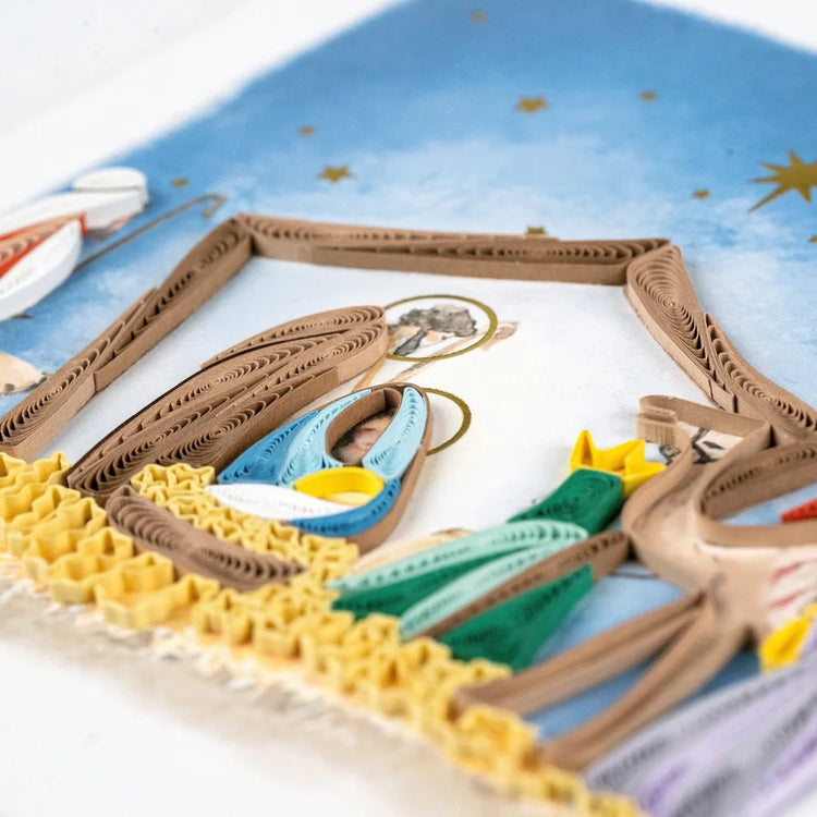Nativity Scene Quilling Card