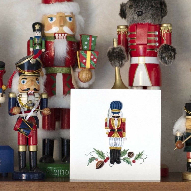 nutcracker quiling card styled