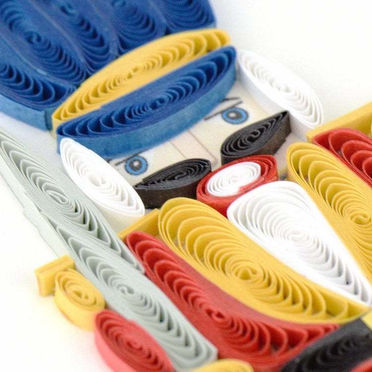 nutcracker quilling card detail