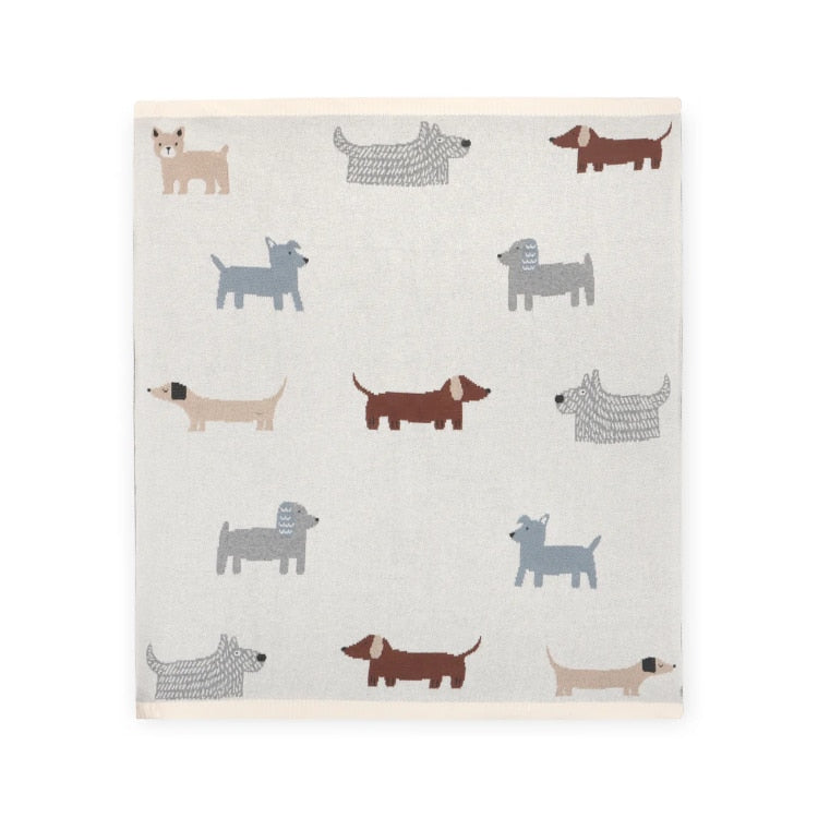 organic cotton dog blanket