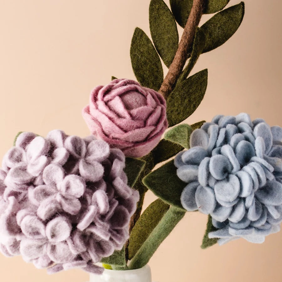 Pastel Petals Felt Flower Bouquet