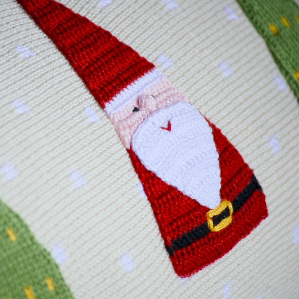 Santa Forest Pillow 10" x 20"