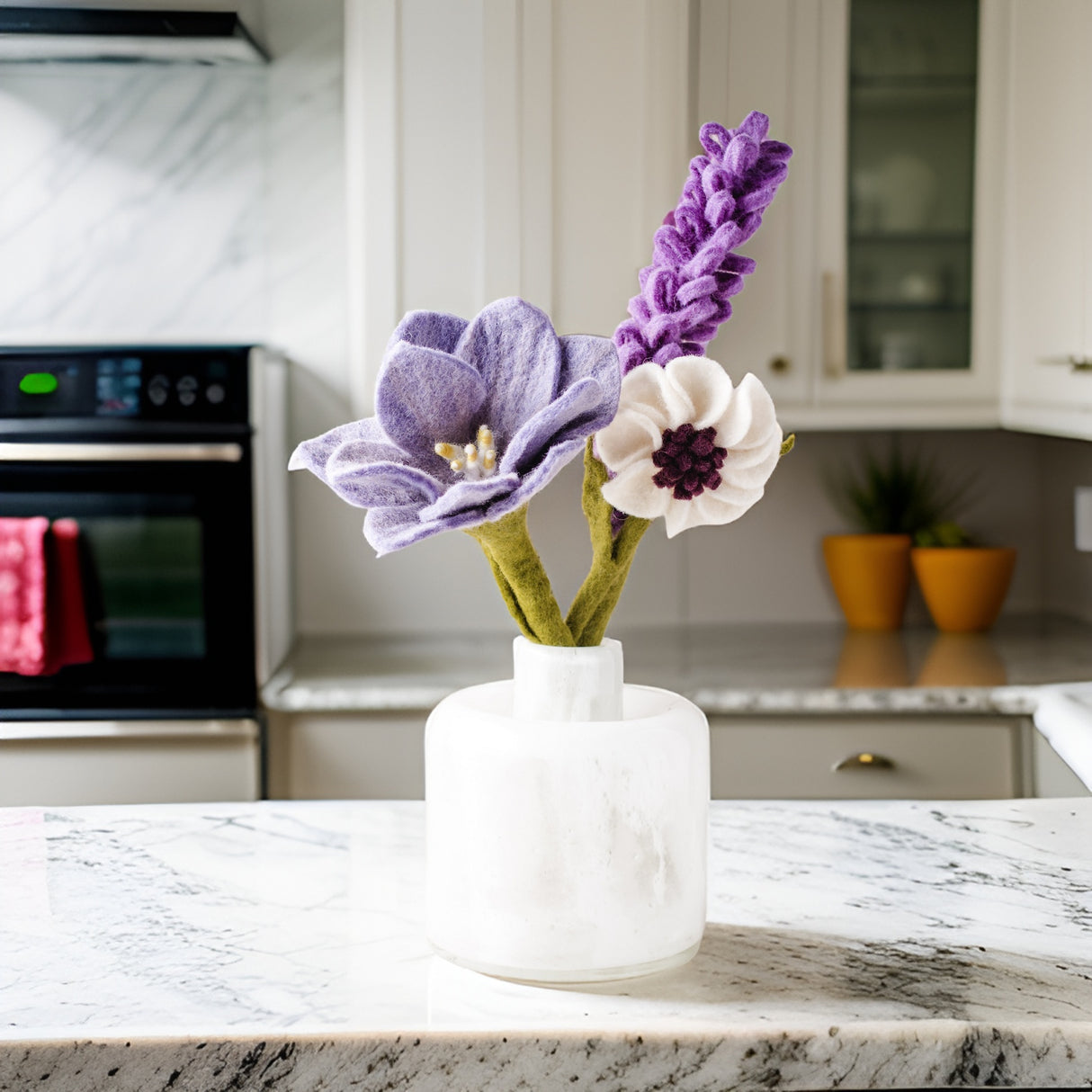 spring blossoms felt flower bouquet styled new 1