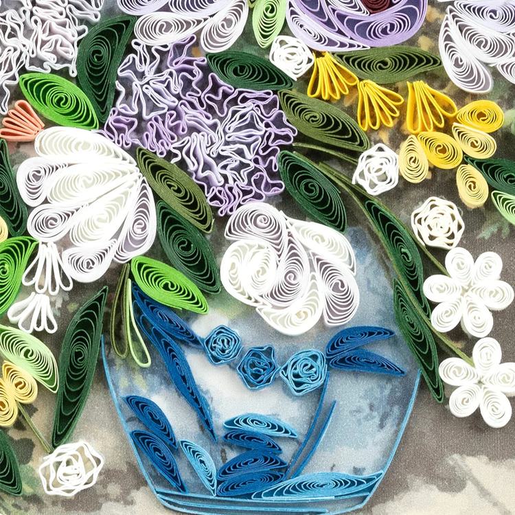 Spring Bouquet Renoir Quilling Card