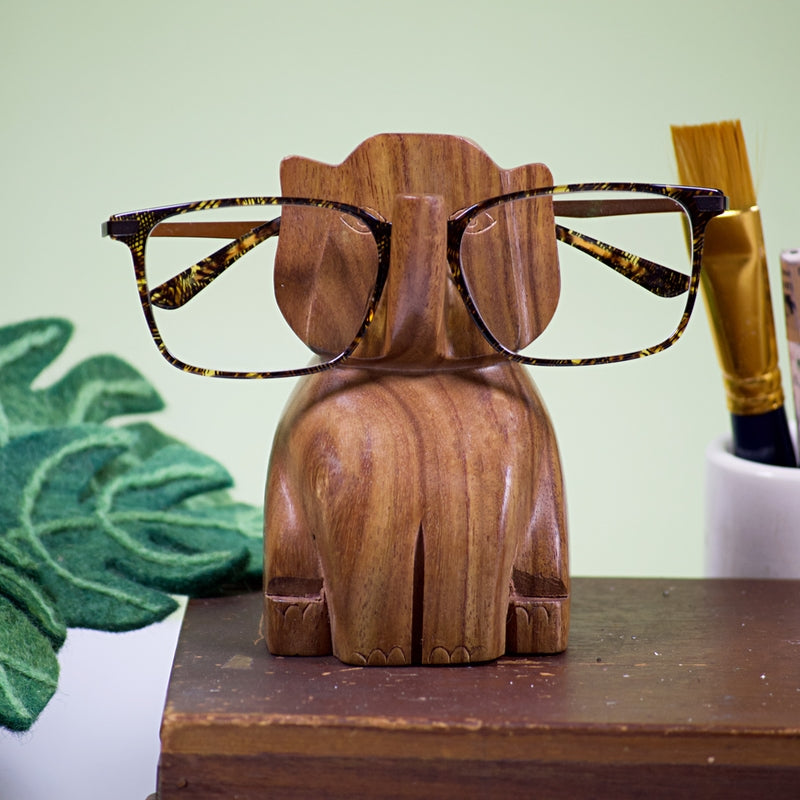 Trunk Up Elephant Eyeglass Holder