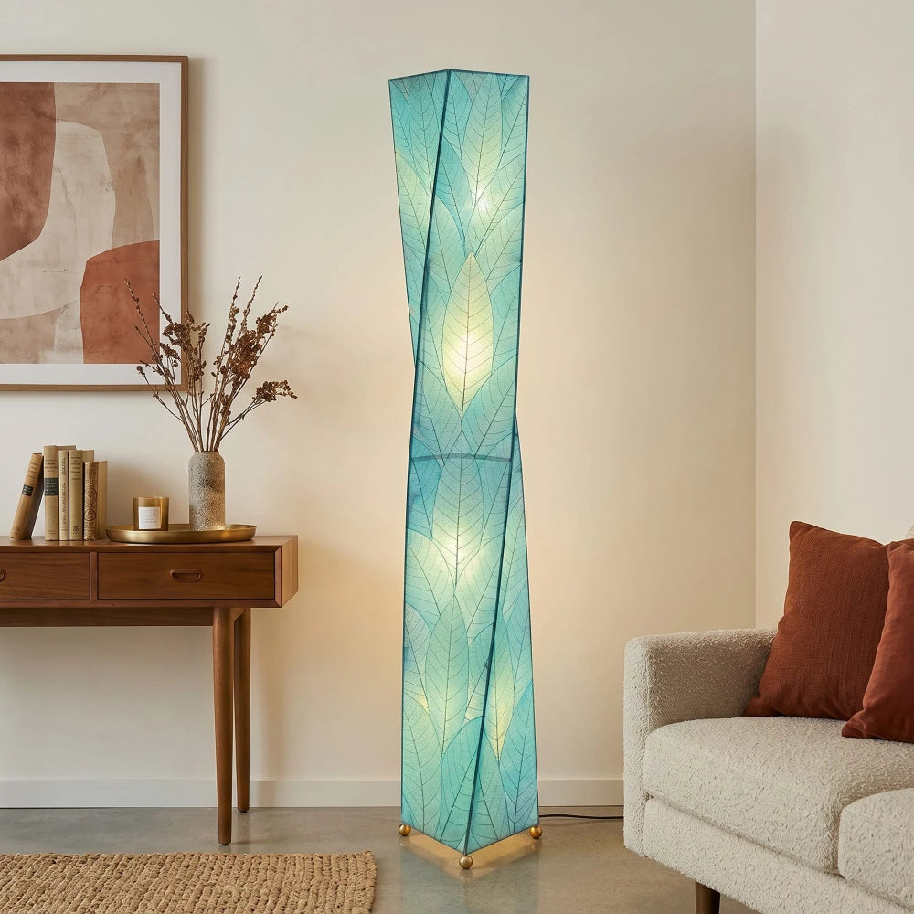 Twist Giant Leaf Lamp - Blue - est. ship 6/2026