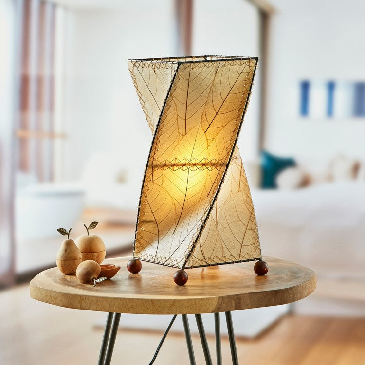 twist table lamp natural styled