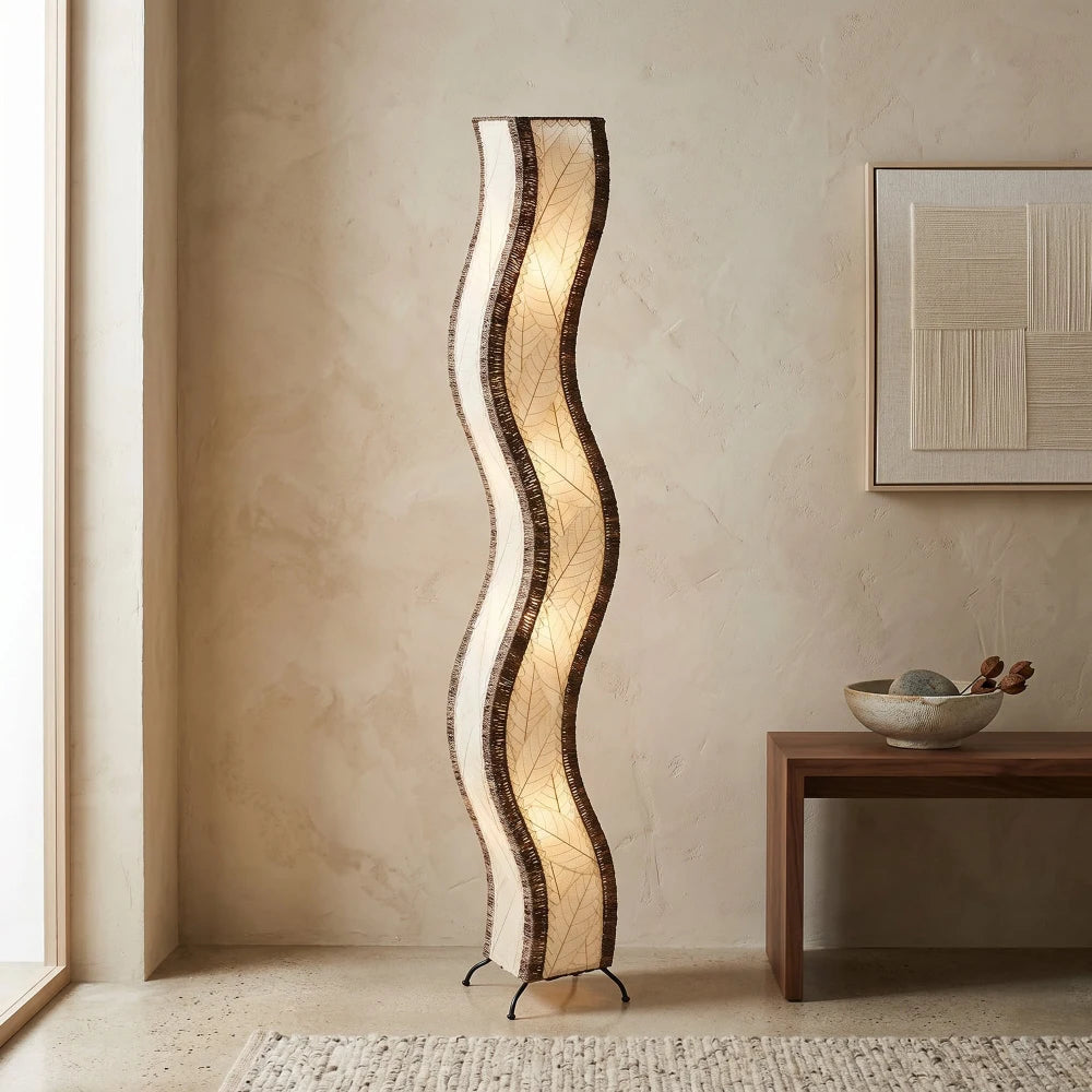 Wave Giant Leaf Lamp - Natural