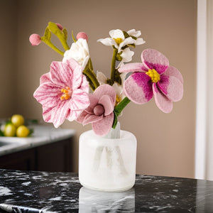 Felt Flower Bouquets - Handmade Fair Trade Sustainable Decor