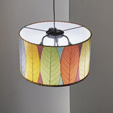 cocoa leaf drum pendant lamp sm multi top