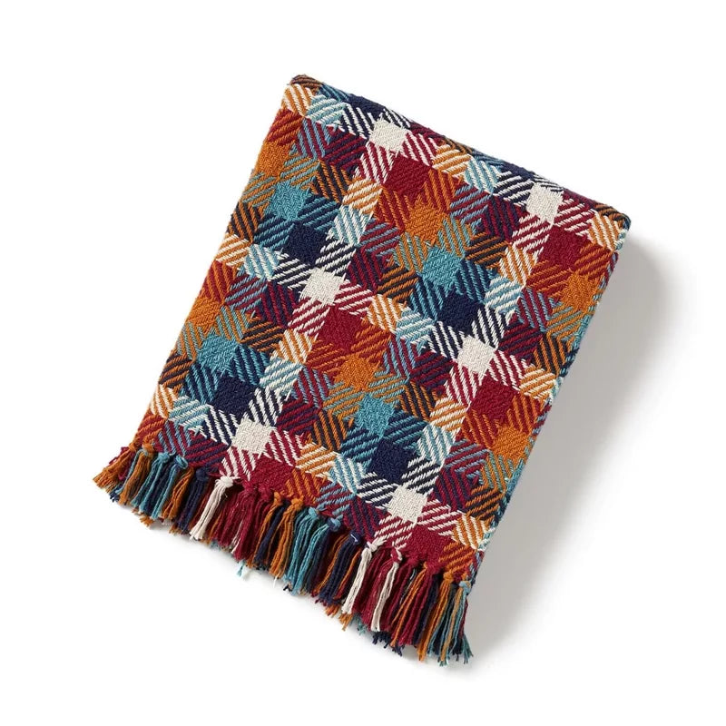 Aaram Plaid Rethread Throw