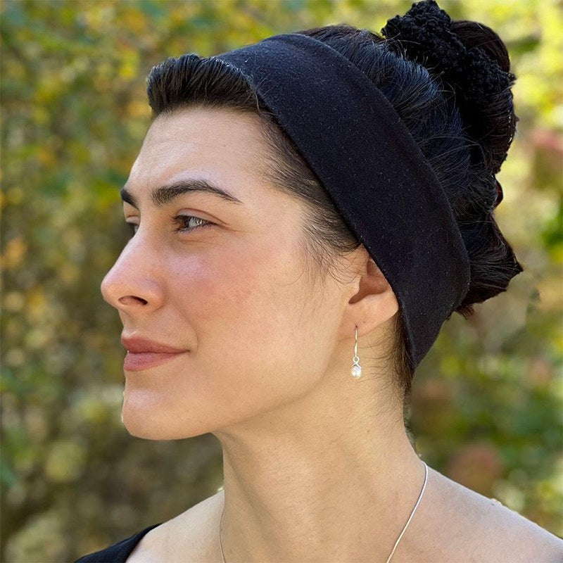 Women's Peace Collection Acorn Pearl Earrings featuring elegant pearl drops.