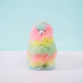 Soft plush Alpaca Llamacorn Sunny Sprout toy by Blossom Inspirations featuring a whimsical llama and unicorn hybrid in pastel colors.