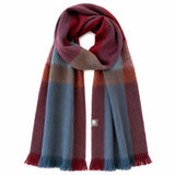 Alpaca Plaid Scarf Caramel Apple