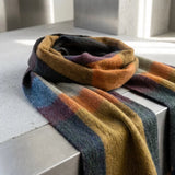 Alpaca Plaid Scarf Iridescent