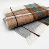 Alpaca Tartan Scarf Aspen