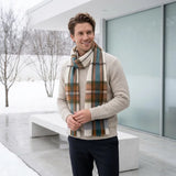 Alpaca Tartan Scarf Aspen